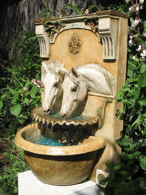 la fontaine aux chevaux